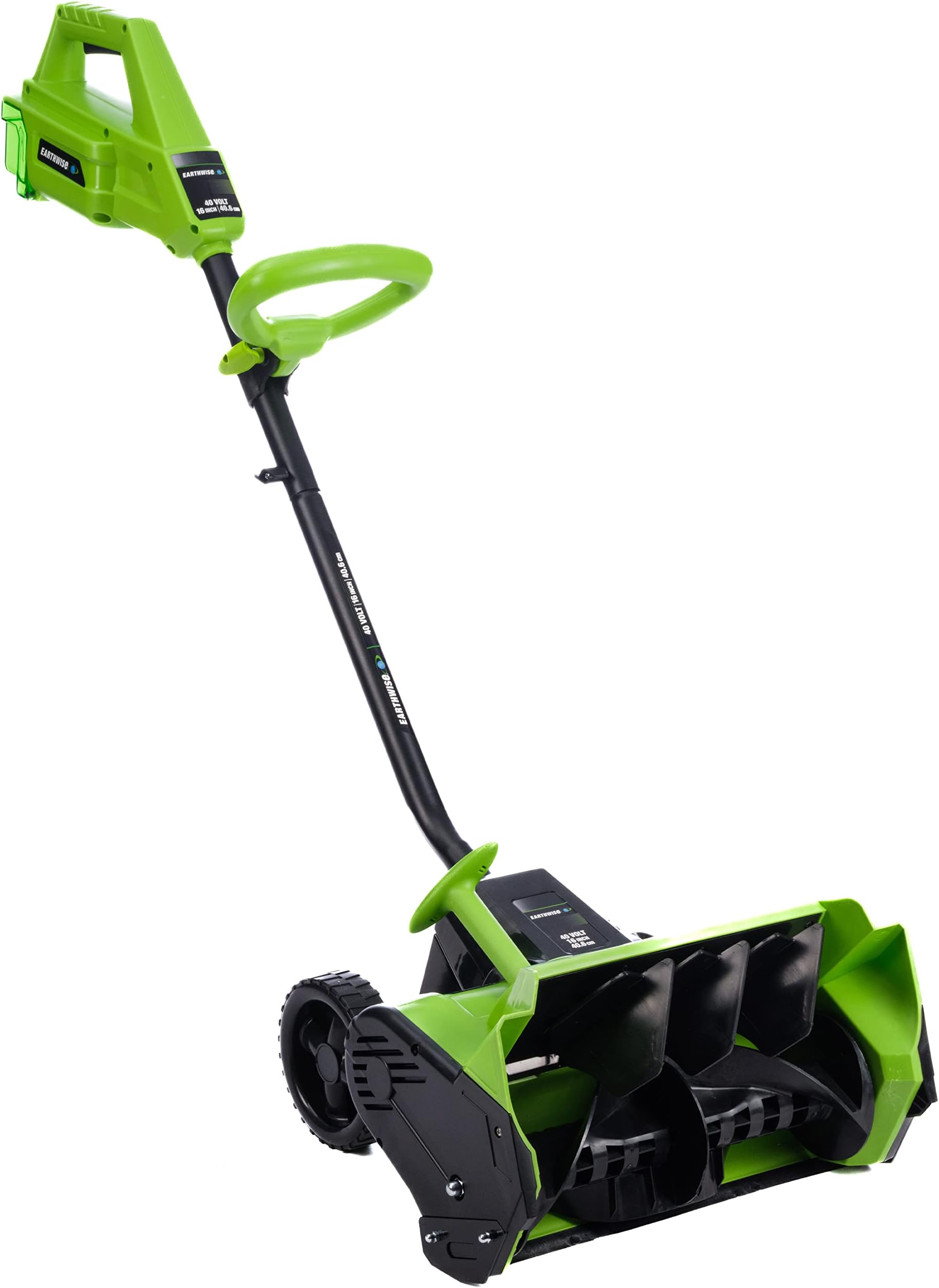 Earthwise SN74016 40-Volt Cordless Electric Snow Shovel, Brushless Motor, 16-Inch Width, 300lbs/Minute (Battery and Charger Included)