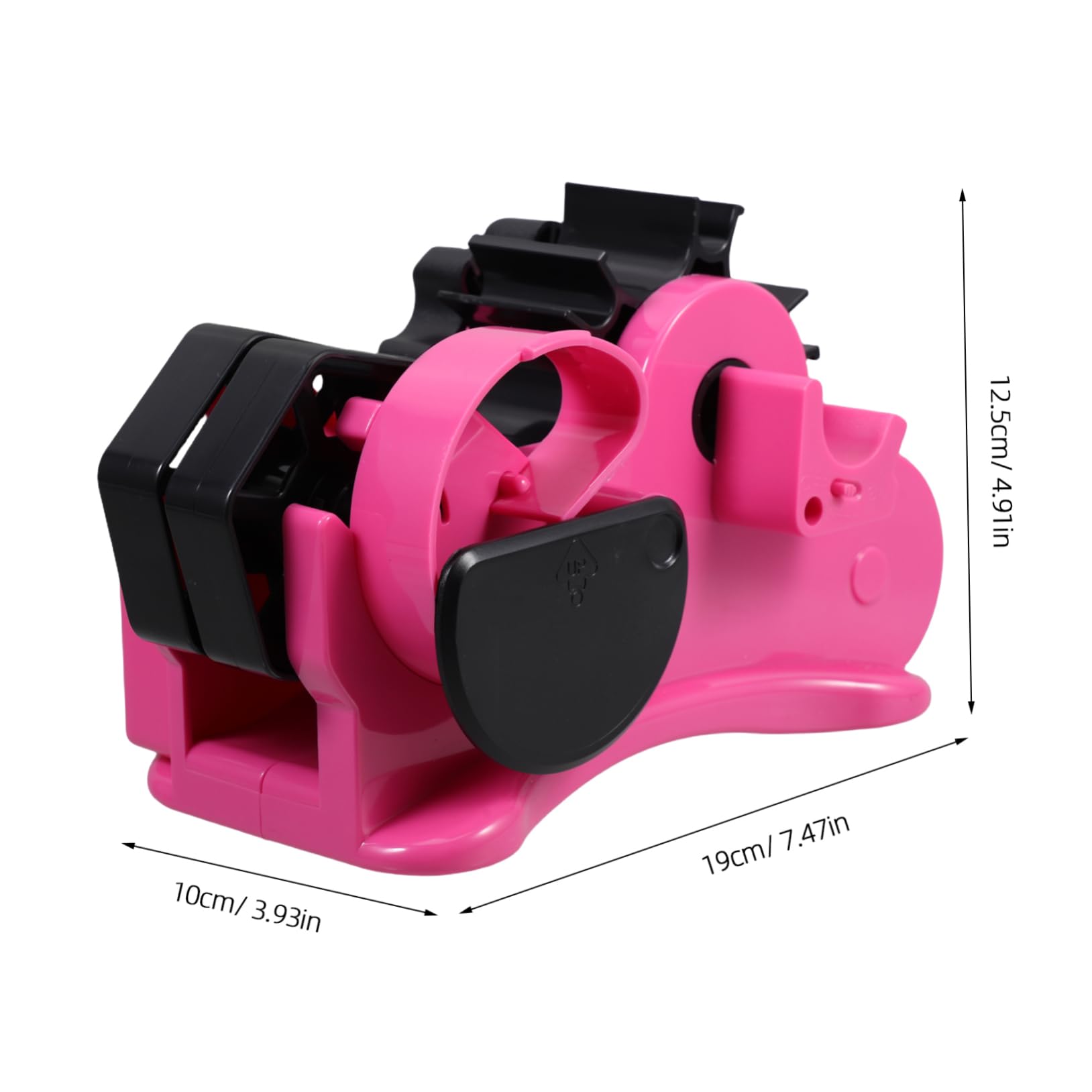Distributore di Nastro Adesivo da Ufficio in Plastica Trasparente | Taglierina Precisa, Uso per Riparazioni e Viaggio, Design Semplice ed Elegante