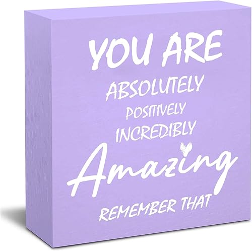 Miniatura 18 de Accesorios de escritorio de oficina verde salvia Decoración con letrero inspiradora Caja de madera verde para regalo para mujeres - Oración en ella