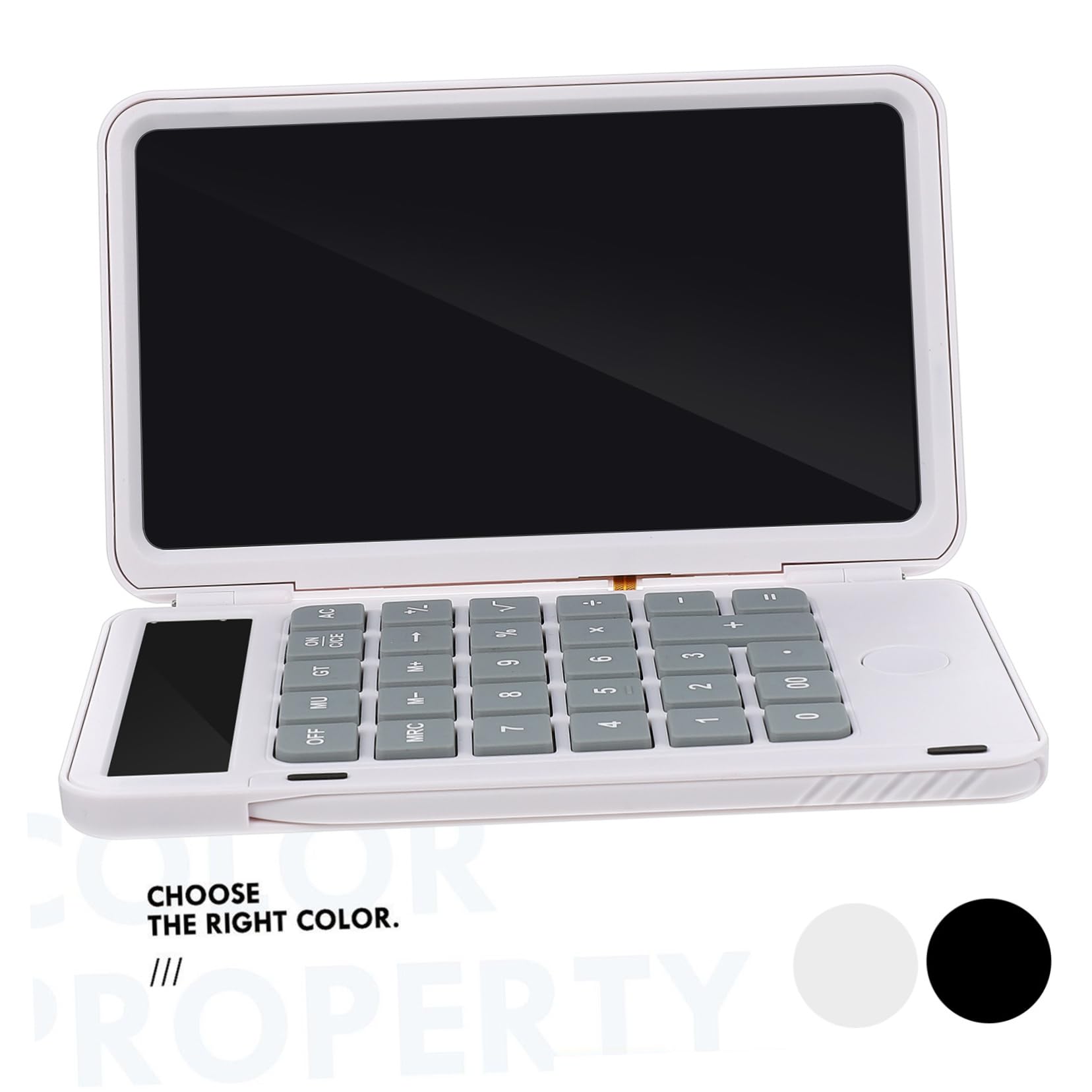 HOMSFOU 1set Portable Handwriting Notepad Calculator Functionality Energy Saving LCD Display for Office Student Use Compact Design for Easy Storage and Comfortable