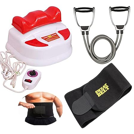 WIB INFRARED LIGHT EXERCISE WALKING MACHINE WITH FITNESS BELT AND TONING TUBE