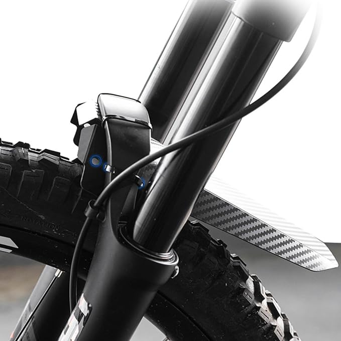 Guardabarros para Bicicleta con Patrón de Carbón Set Delantero y Trasero miniatura 6