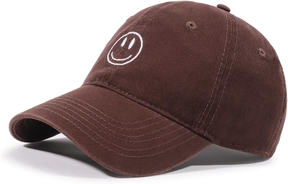 Unisex Basic Solid Baseball Cap Vintage Washed Distress Cotton Low Profile Dad Hat Adjustable Sports Hat