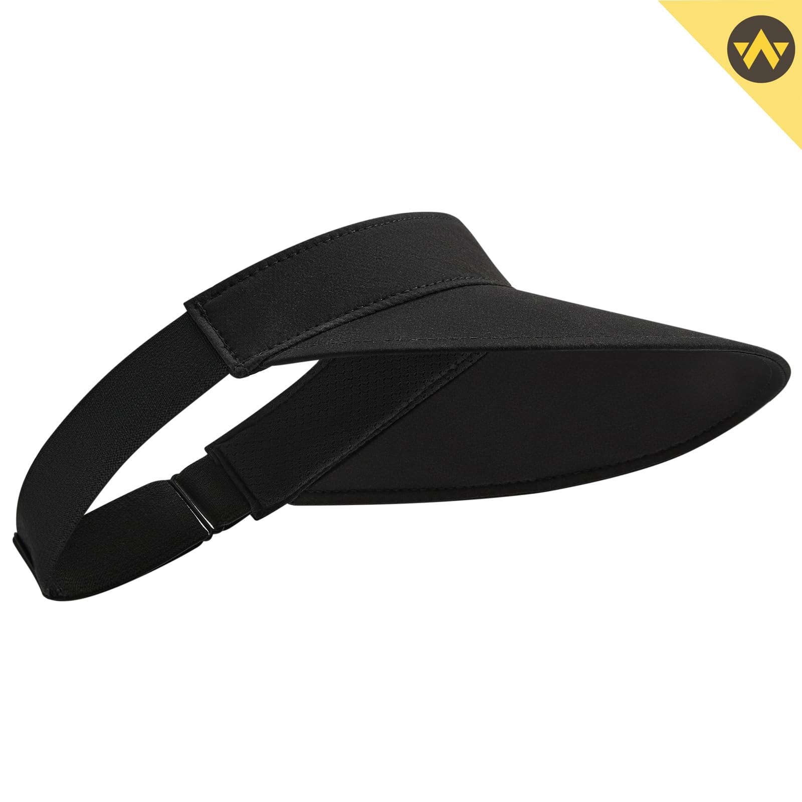 WANDER Sombreros de visera para correr con visera de ala ancha, protección UV, deportes, golf, tenis, banda elástica, gorra de malla para mujeres y hombres