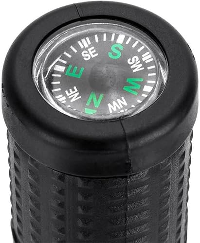 Miniatura 3 de Barska AF13292 Pala de metal plegable con púa, brújula y bolsa para camping, jardinería, detección de metales, etc., color negro, talla única