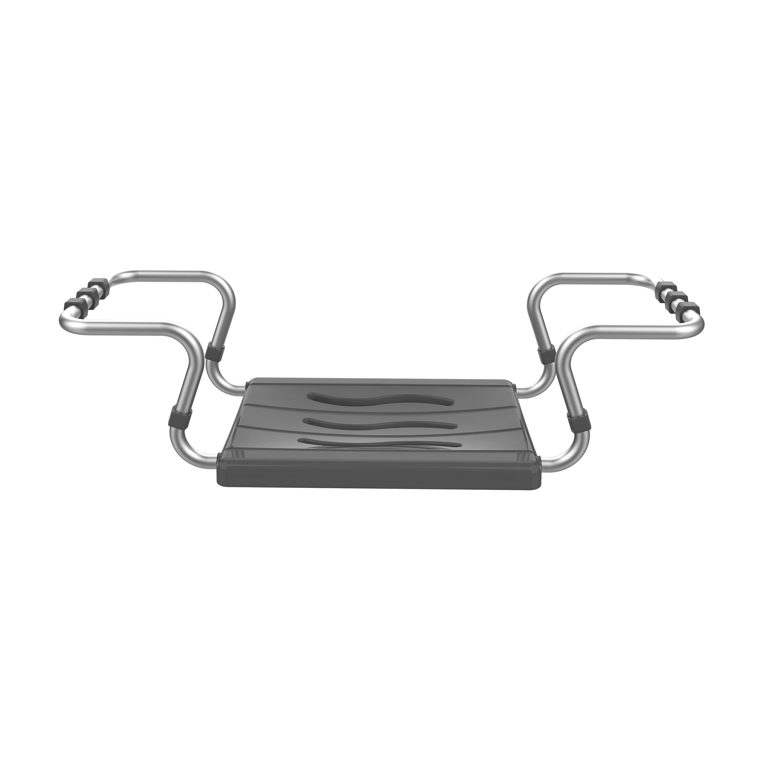 Rozszerzane siedzisko wannowe 150 kg, aluminium, tworzywo sztuczne, 55-70 x 18 x 26 cm, antracyt