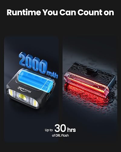 Miniatura 6 de Magicshine Hori 900 Compatible with GarminWahoo Bike Computer Dual Mounted Bike Light 900 Lumens Super Bright Independent DRL Fast USB-C Charging