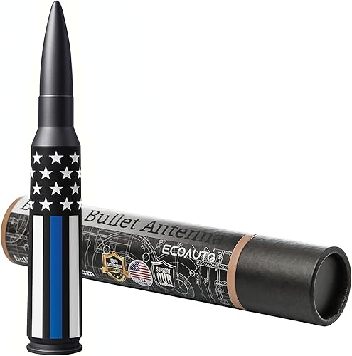 Miniatura 8 de EcoAuto Badass - Antena de coche de repuesto para Dodge Ram y Ford F150 F250 F350 Super Duty Ford Raptor Bronco Trucks  Diseño antirrobo  Antena de