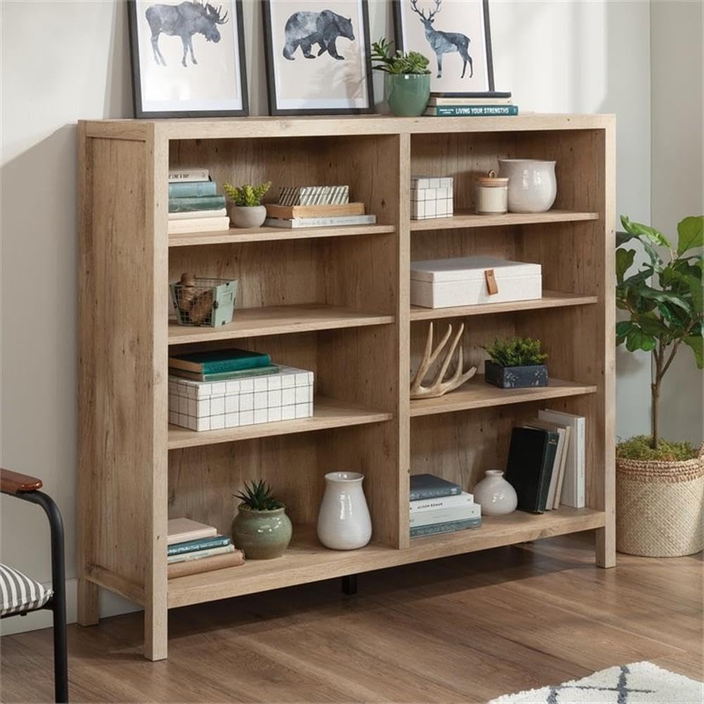 Amazon.com: Sauder Pacific View Horizontal Bookcase, Prime Oak