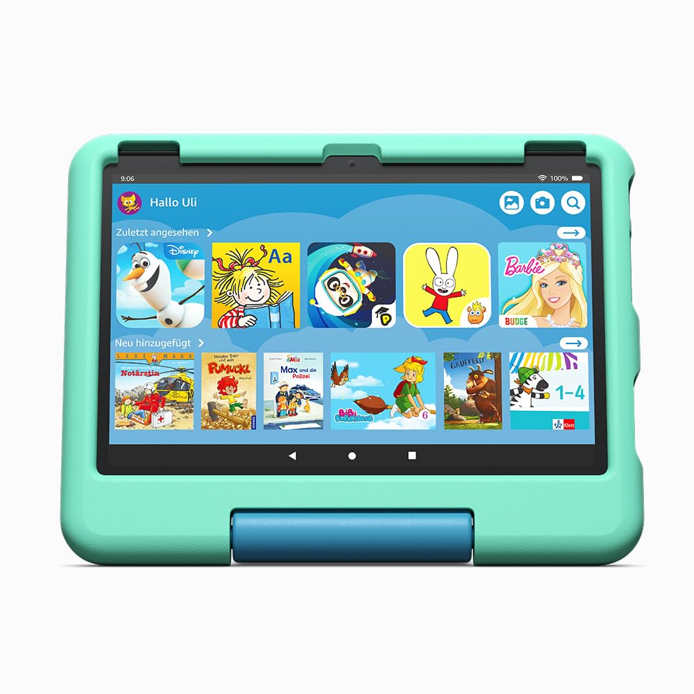 Kindgerechte Hülle von Amazon für das Fire HD 10-Tablet, grün | Für Kinder von 3–7 Jahren | Nur kompatibel mit Tablets der 13. Generation (2023)