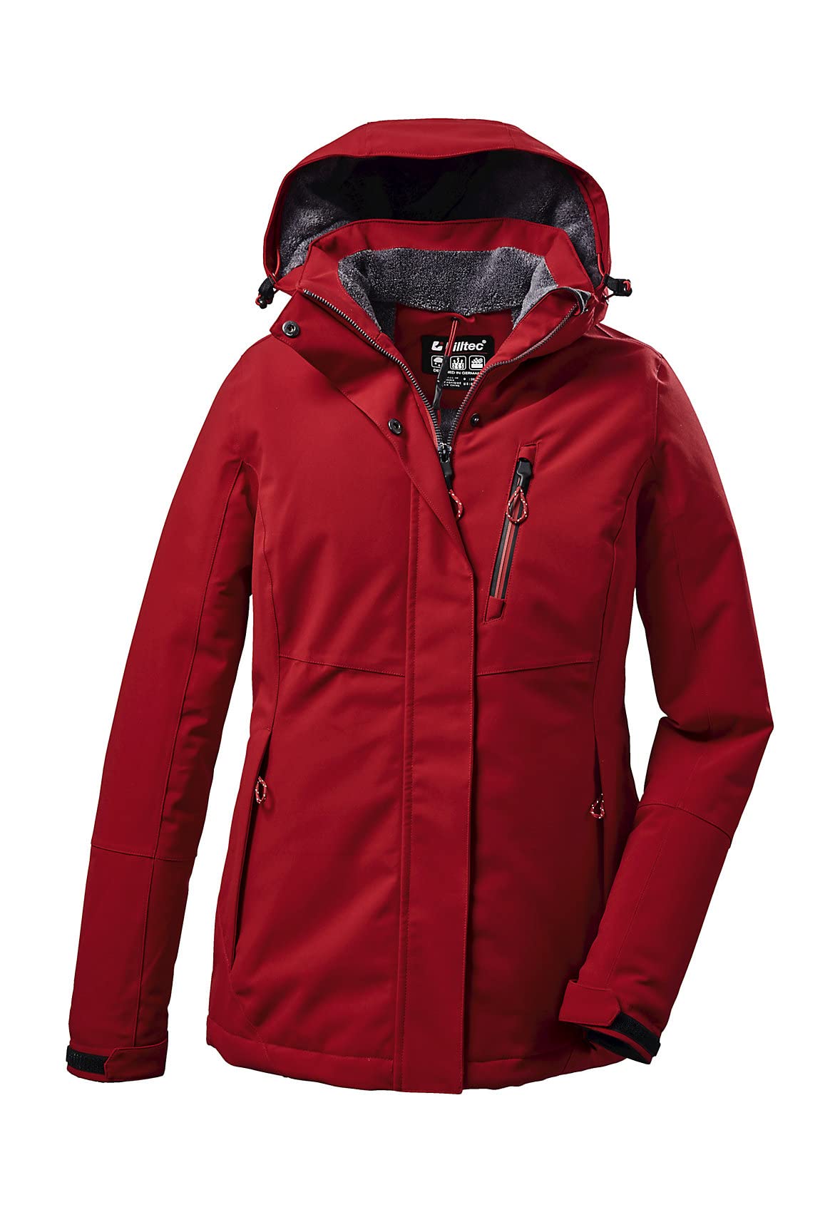 Killtec Damen Outdoorjacke Funktionsjacke mit abzippbarer Kapuze KOW 140 WMN Jckt wasserdicht, Winddicht, atmungsaktiv