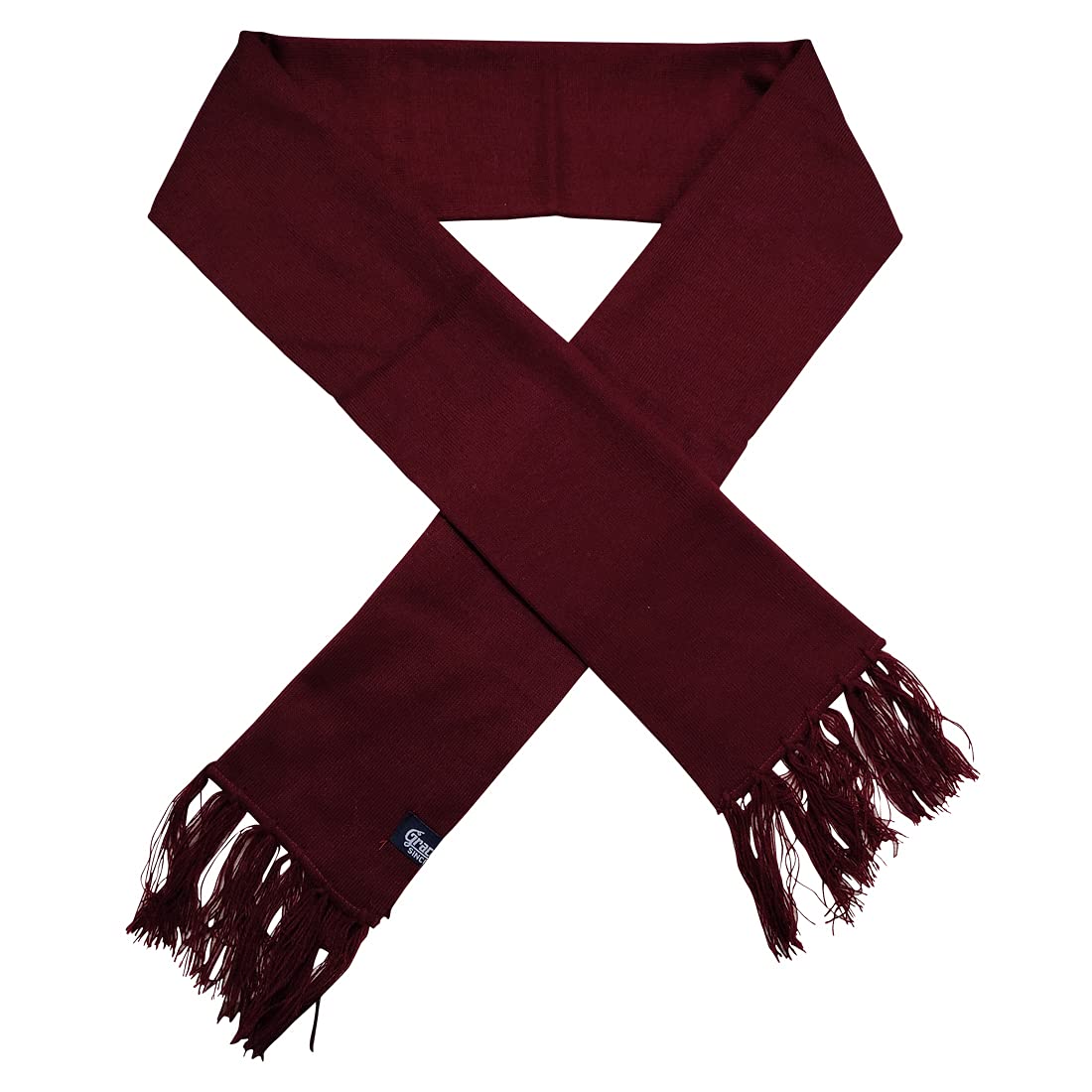 Mens and Womens 100&% Acro Wool Soft and Warm Plain Solid Muffler for Winter Season-image-21