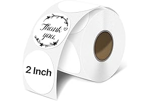 Round 2 Inch Circle Thermal Stickers: Essential Direct Thermal Labelling