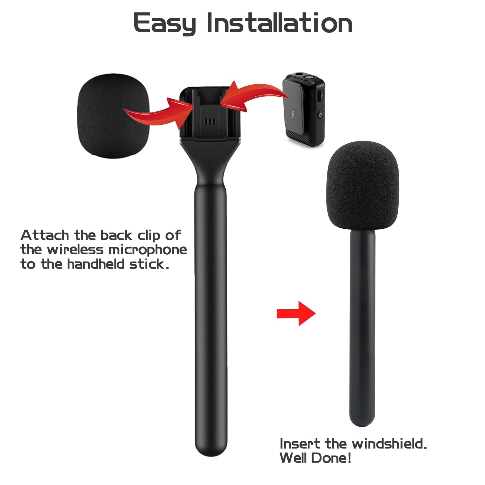 Amazon.co.jp: DJI Mic 1/2用ホルダー、Rode Wireless GO 2用