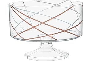 Petite Trifle Treat | Sophisticated Clear Plastic Trifle Bowl