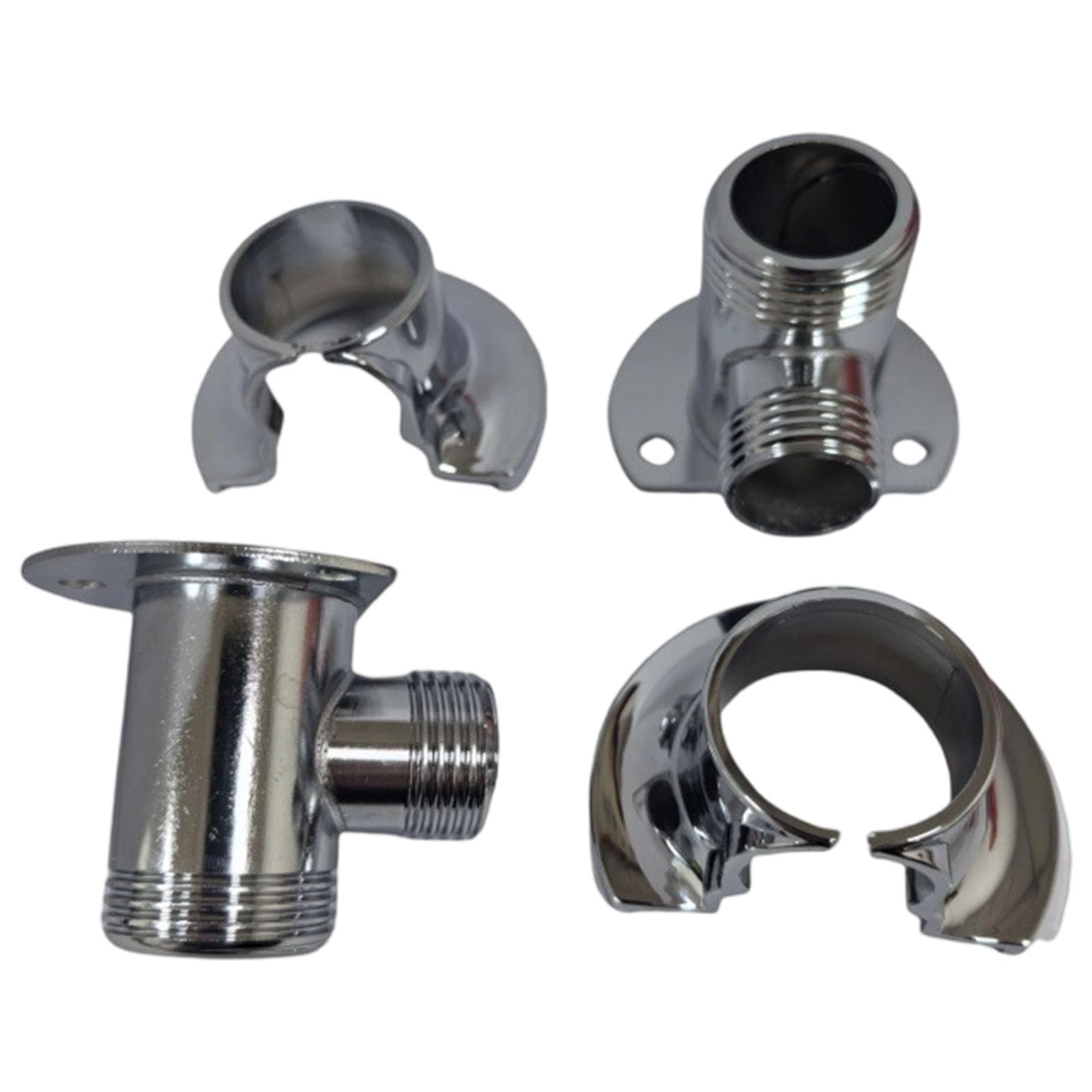 Copper Shower Head Adapter Universals Leakproof Shower Fitting Adapter Thicken Showers Heads Mount Base Brackets Surfaces Mount Faucet Seat Pipe Fittings Copper Head Joint
