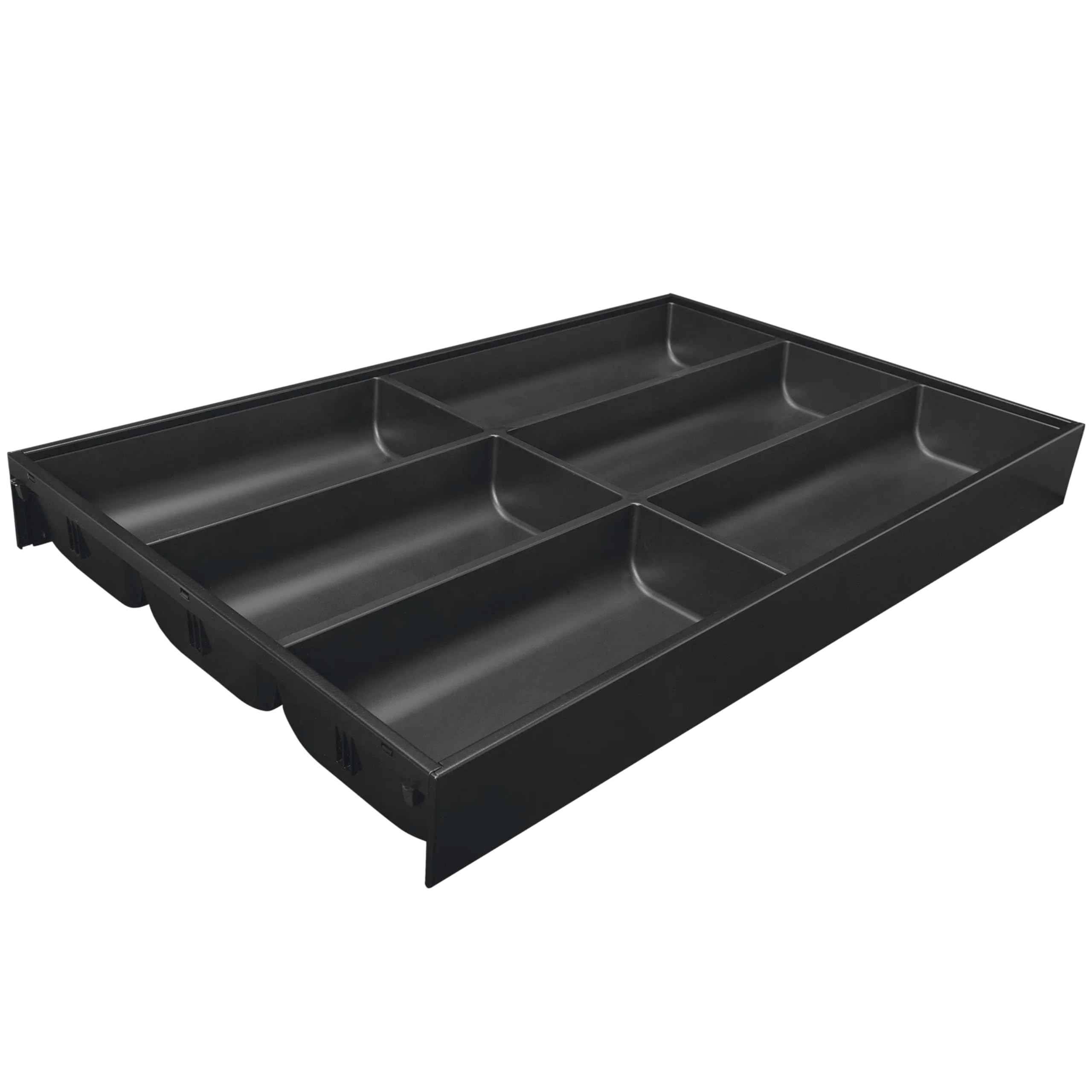 Blum AMBIA-LINE cutlery tray with Soft-Touch | premium drawer organiser for modern kitchen drawer & cabinet | protects, sorts & organises cutlery and kitchen utensils | 47×30×5 cm | Grey/White