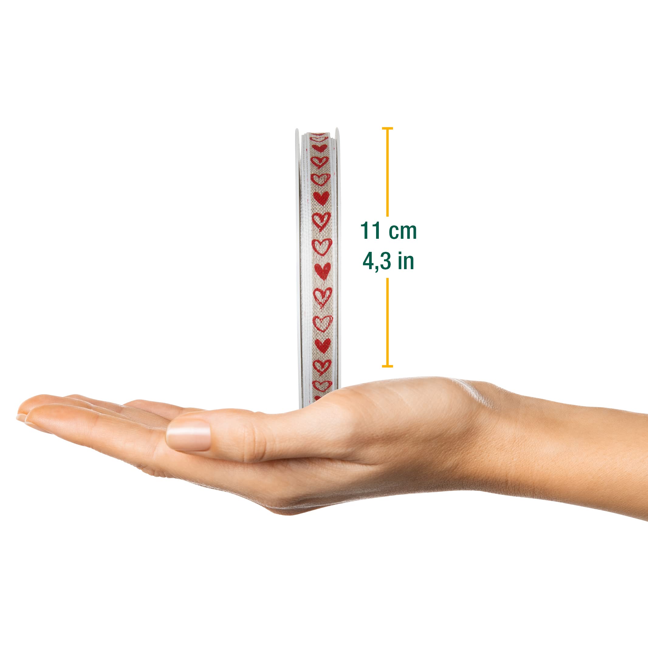 Ruban Gros-grain En Polyester Recyclé - Largeur 25 Mm, Longueur 25 M - Couleur Blanc - Qualité Supérieure, Durable Et écologique