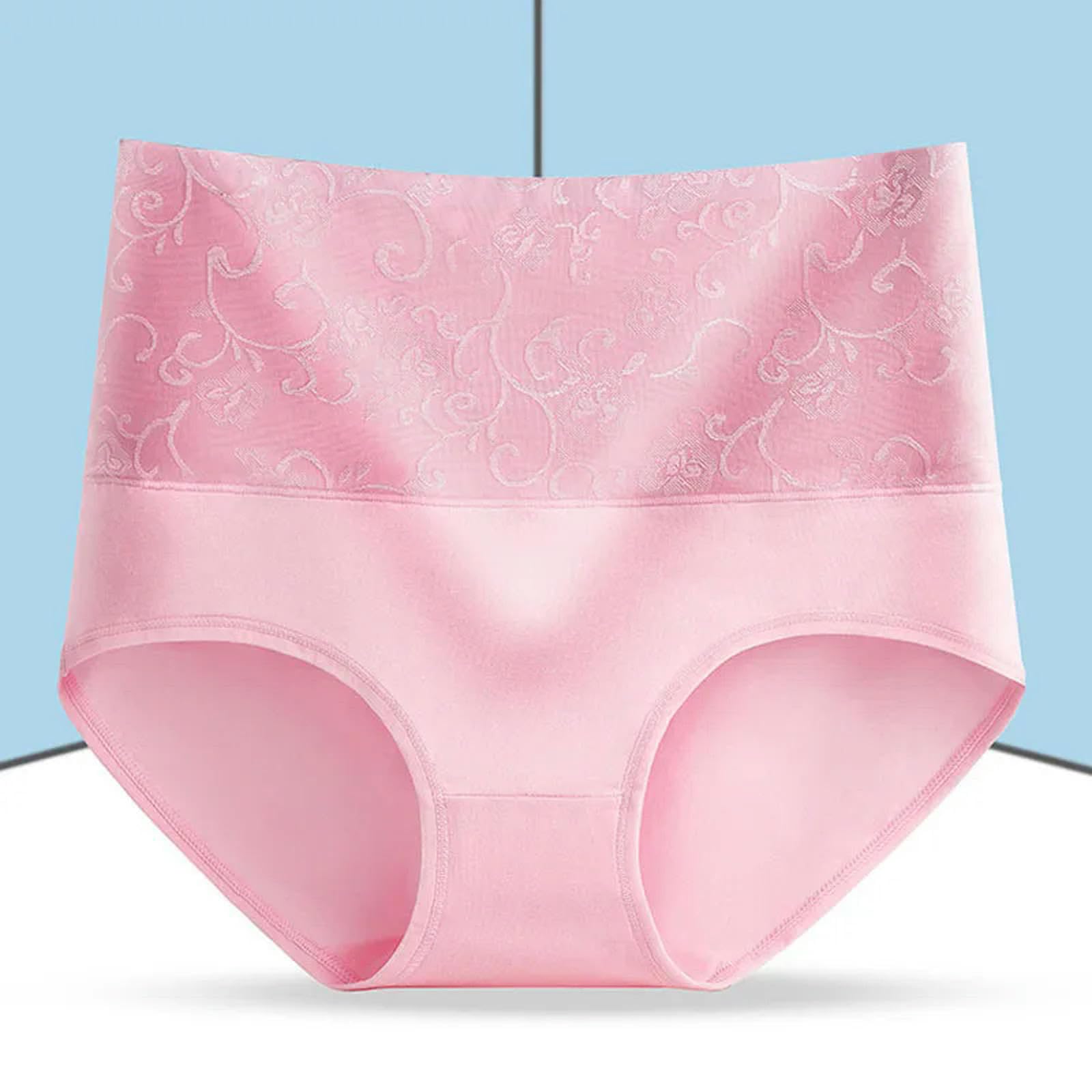 Ropa Interior Mujer Bragas De Talla Grande para Mujeres Ropa Interior Abdominal De La Cintura Algodón De Algodón Sin Costuras Apturas Sexys para Mujeres-CG-bhuizi-l