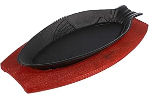 DOITOOL Cast Iron Fish Pan