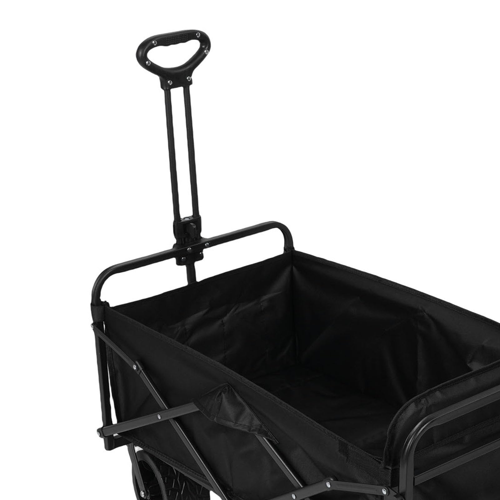 Vagone Pieghevole, Carrello Giardino 150L 117x102cm con Ruote, Carrello per Servizi Servizio Pesante per la Drogheria per lo Sport Pesca Giardino, Rotolamento