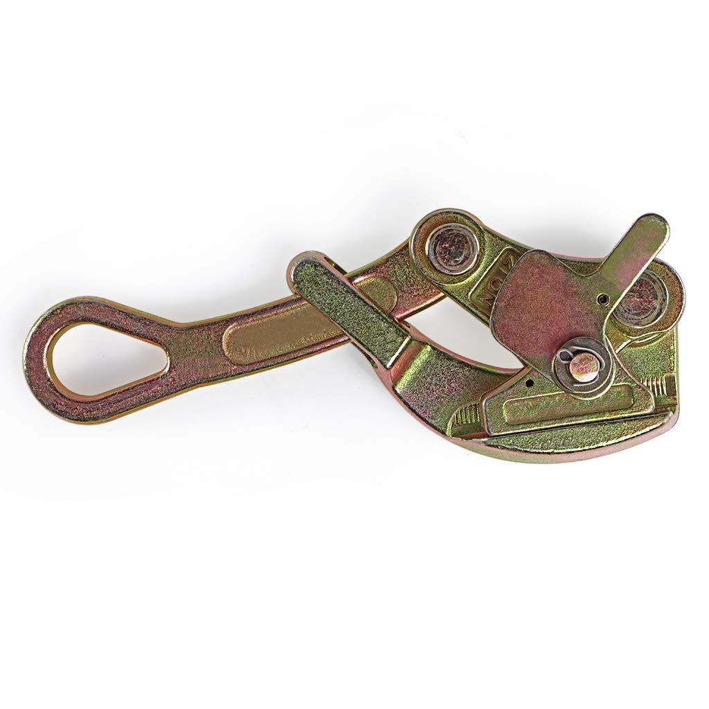 Sanbege 2T Wire Grip, Cable Grip Puller, Cable Pulling Jaw Grip for Wire Rope 5/32 Inch to 7/8 Inch