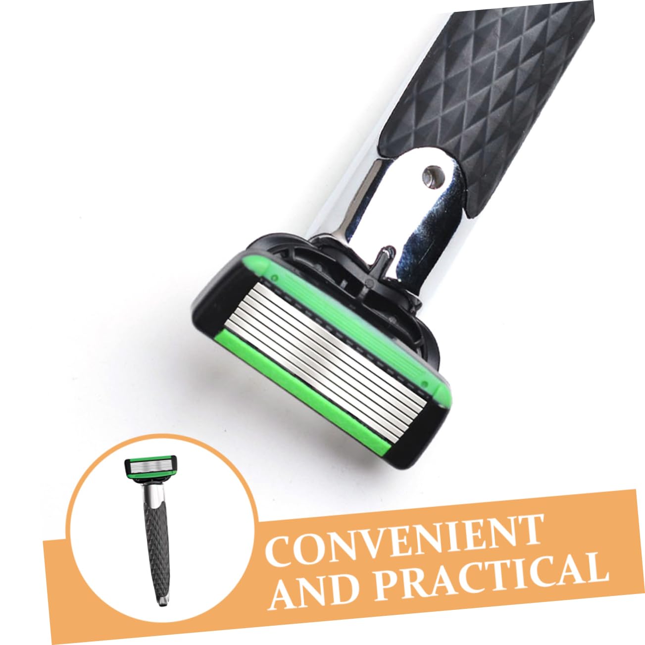 FRCOLOR 3 Sätze Rasierer Klinge Männer einzel eins verstellbare Rasierhobel für Herren Pinzette on shave razor Grooming-Werkzeug bartpflege messerscharfer Rasierschalte Rasiermesser Gummi