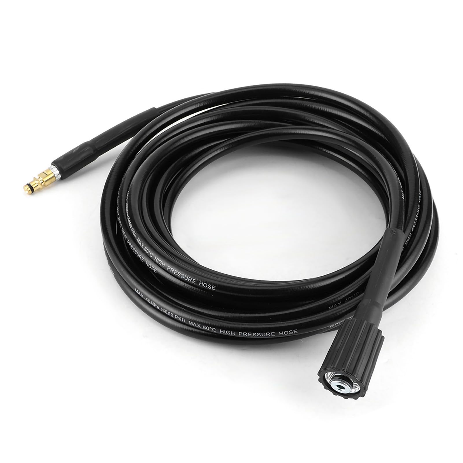 High Pressure Washer Hose,Brass Fitting Power Washer Hose Replacement,40MPa/5800PSI Pressure Washer Pipe for Car Wash (10M / 32.8FT)