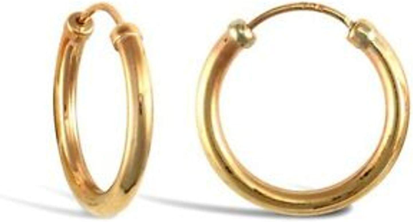 NIMZ Men's Jewellery Valentine Multi Gold Stud Bali Hoop Earrings / Ear Rings Combo For Men / Gents / Boys / Unisex Non-Piercing Ear Men's Jewellery Cubic Zirconia Copper, Brass Hoop Earring