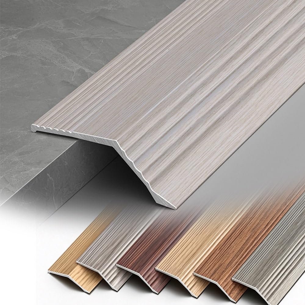 SIPIURIUIK Aluminum Floor Transition Threshold Strip Doorway Edge Trim