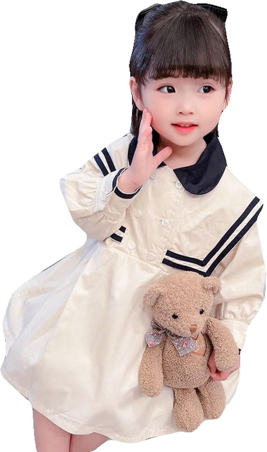 子供服 女の子 ワンピース 長袖ワンピース 長袖 日本製 女の子ワンピース ガールズワンピース フレアスカート フレア 可愛い 子供ドレス 通学 ジュニア服 結婚式 入学式 発表会 日常着 姫系 カジュアル 春秋 普段着