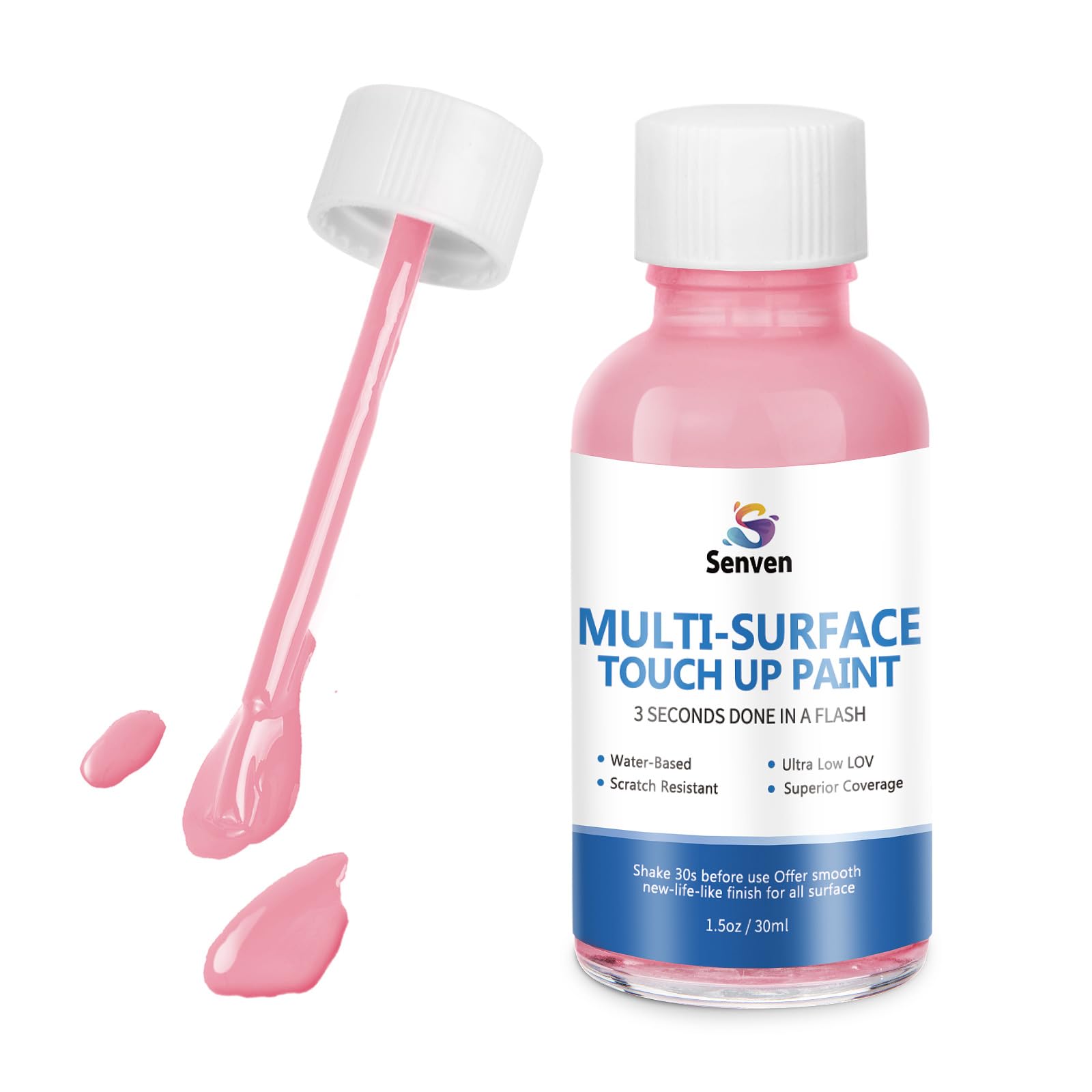 Appliance Paint Appliance Touch Up Paint High-Gloss Pink Surface Touch Up Paint Pen Scratch Repair for Appliances Refrigerator Metal Surfaces Dishwasher Dryer Microwave Washers
