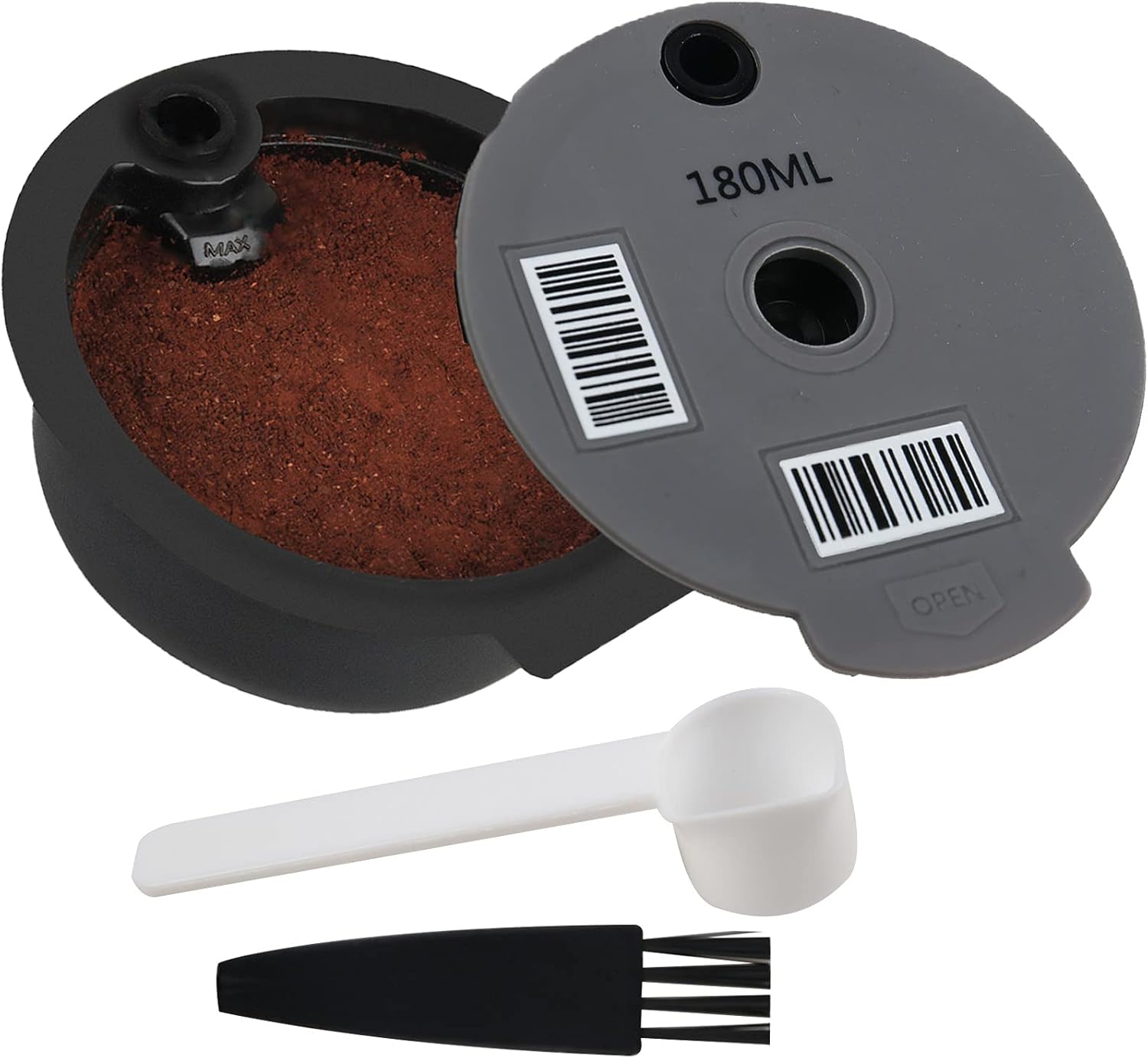 Reusable Coffee Capsule, Compatible with Bosch Tassimo Machines, Coffee
