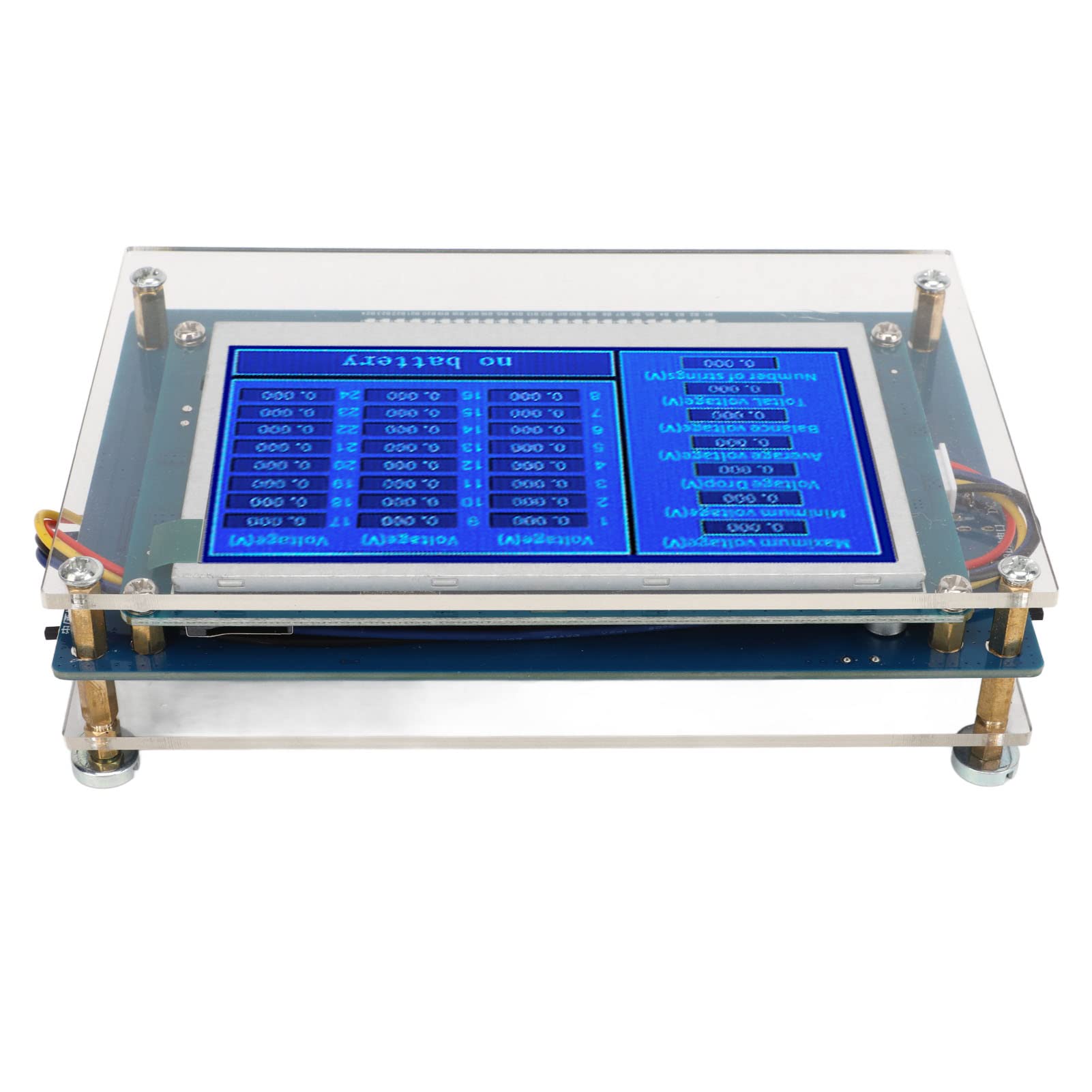 Fydun Tester per Batterie 1 a 24S, Tester per Batterie Al Litio Serie Display Dati Multipli 2 V - 4,5 V