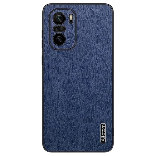 Jiajihua Case Compatible with Redmi K40 5G,Compatible with Redmi K40 Pro 5G 2 in 1 Lens Protection Shockproof and Anti-Drop Cover Blue