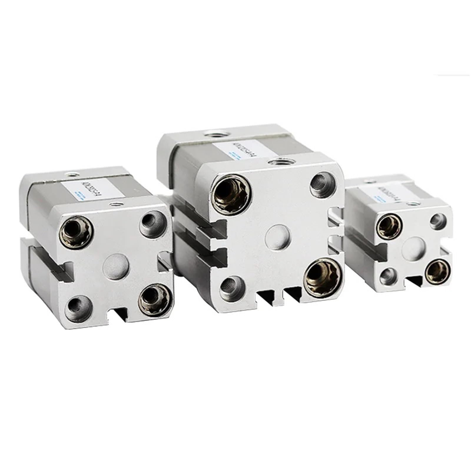 Pneumatikzylinder ADN63X5/10/15/20/25/30/45/50/80-A-P-A Doppelwirkender ADN kleiner quadratischer Pneumatikzylinder (ADN63 x 45, Außengewinde)