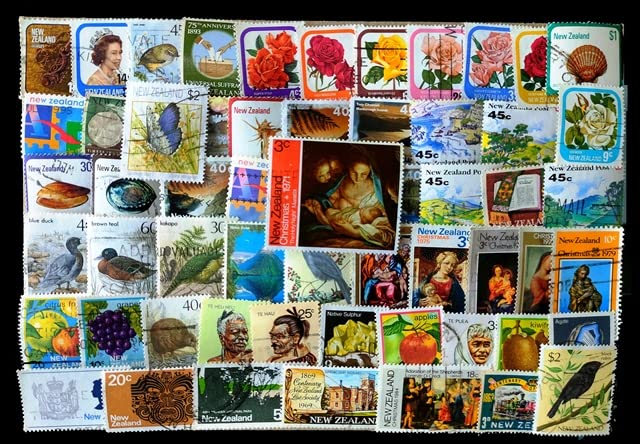 ISC~ New Zealand Stamps, 100 Different Used Stamps (SL), All Genuine ...