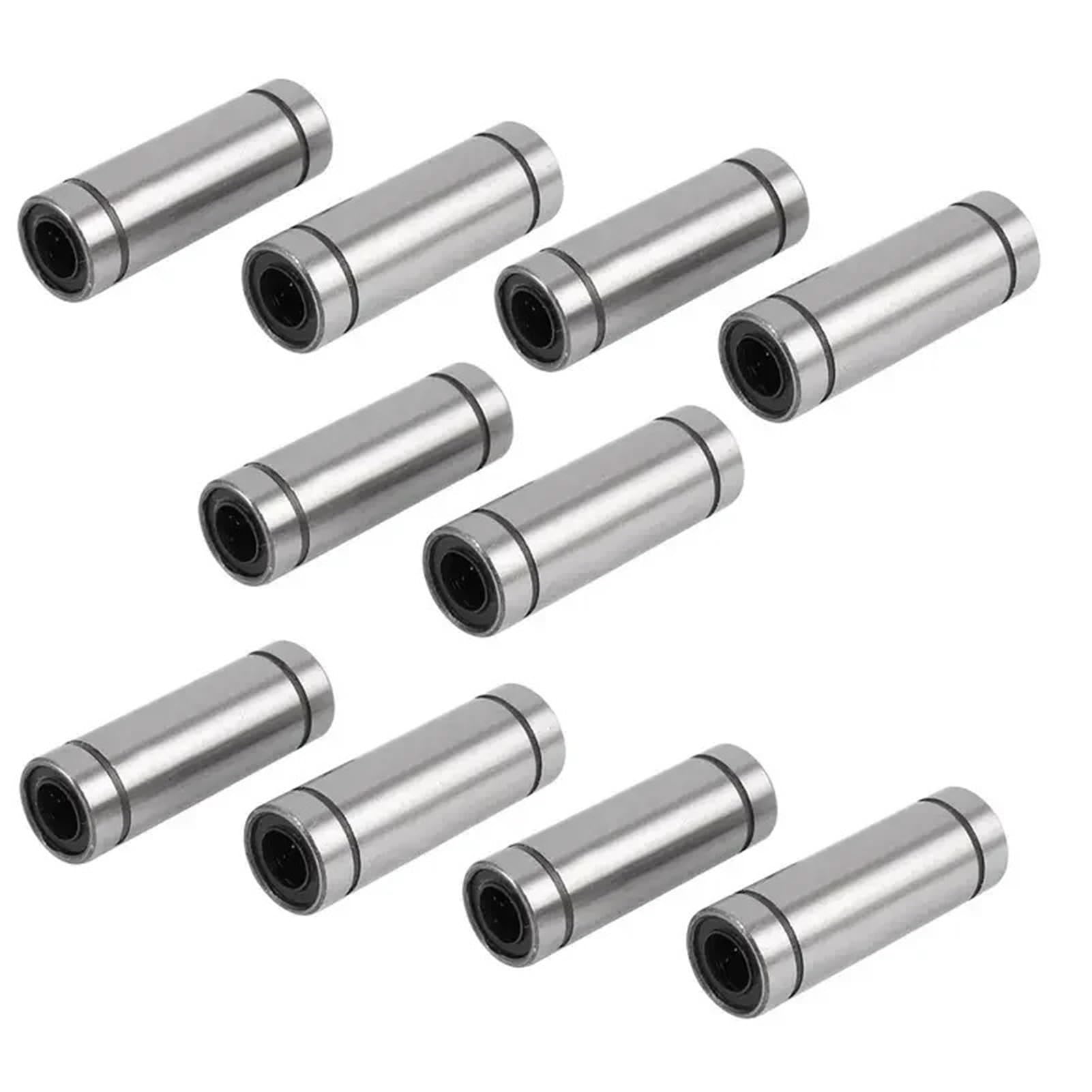 Lot De 10 Douilles Linéaires CNC 8 Mm For Tiges, Rails, Arbres Linéaires, LM8, LM8UU, LM3UU, LM10UU, LM16UU, LM6UU, LM12UU, LM14UU(LM8SUU 8x15x17)