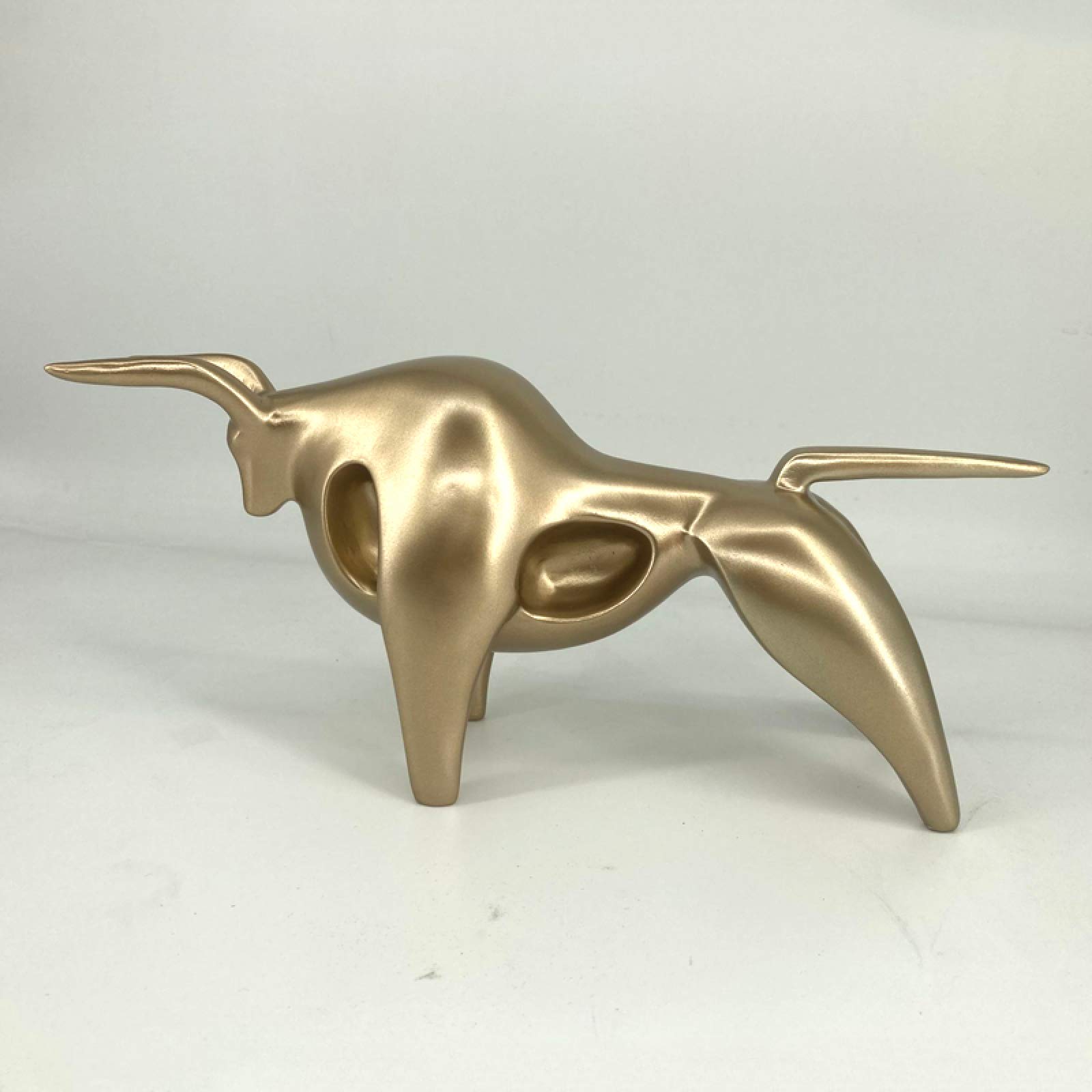 Amazon.co.jp: 彫刻 金の子牛の像の置物 Decorativas : ホーム＆キッチン