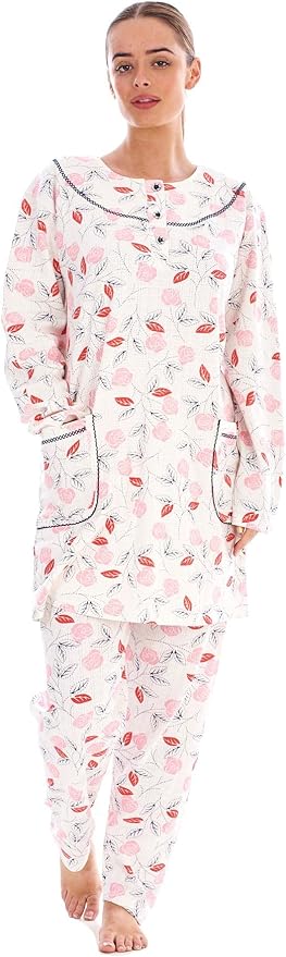 Floral Thermal Long Sleeve Pyjama