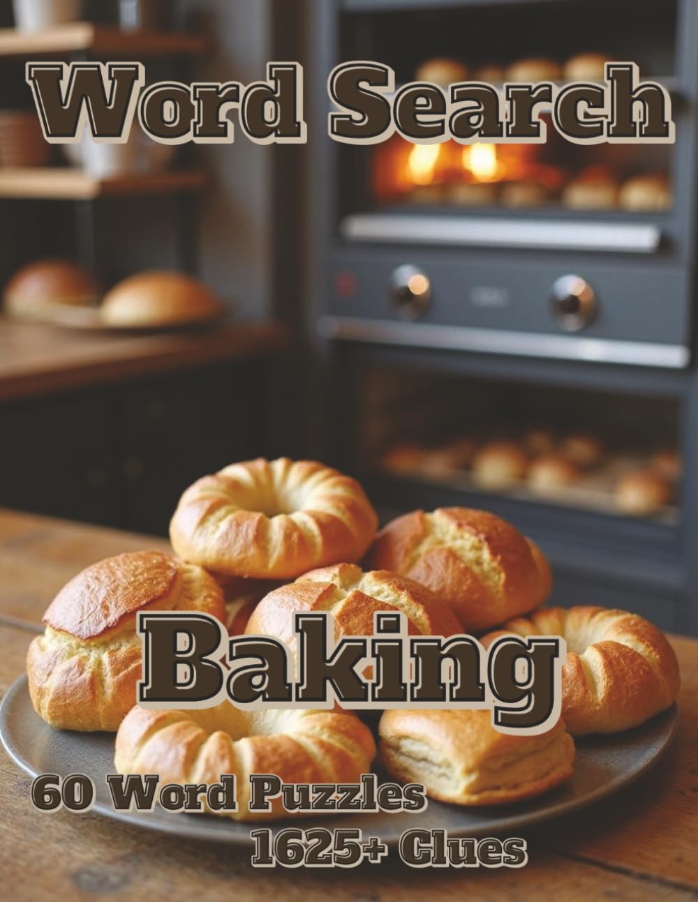 Word Search Baking: 60 Word Puzzles 1625+ Clues (Americana)