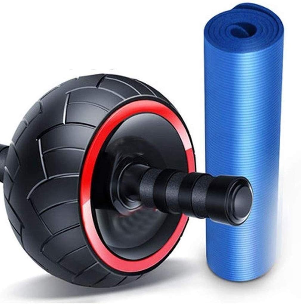 Abdominal Muscle Wheel - Super Wide Abdominal Muscle Wheel Abdominal Exercise Equipment - Core Exercise Wheel for Men and Women Gymnastics - Send Mat