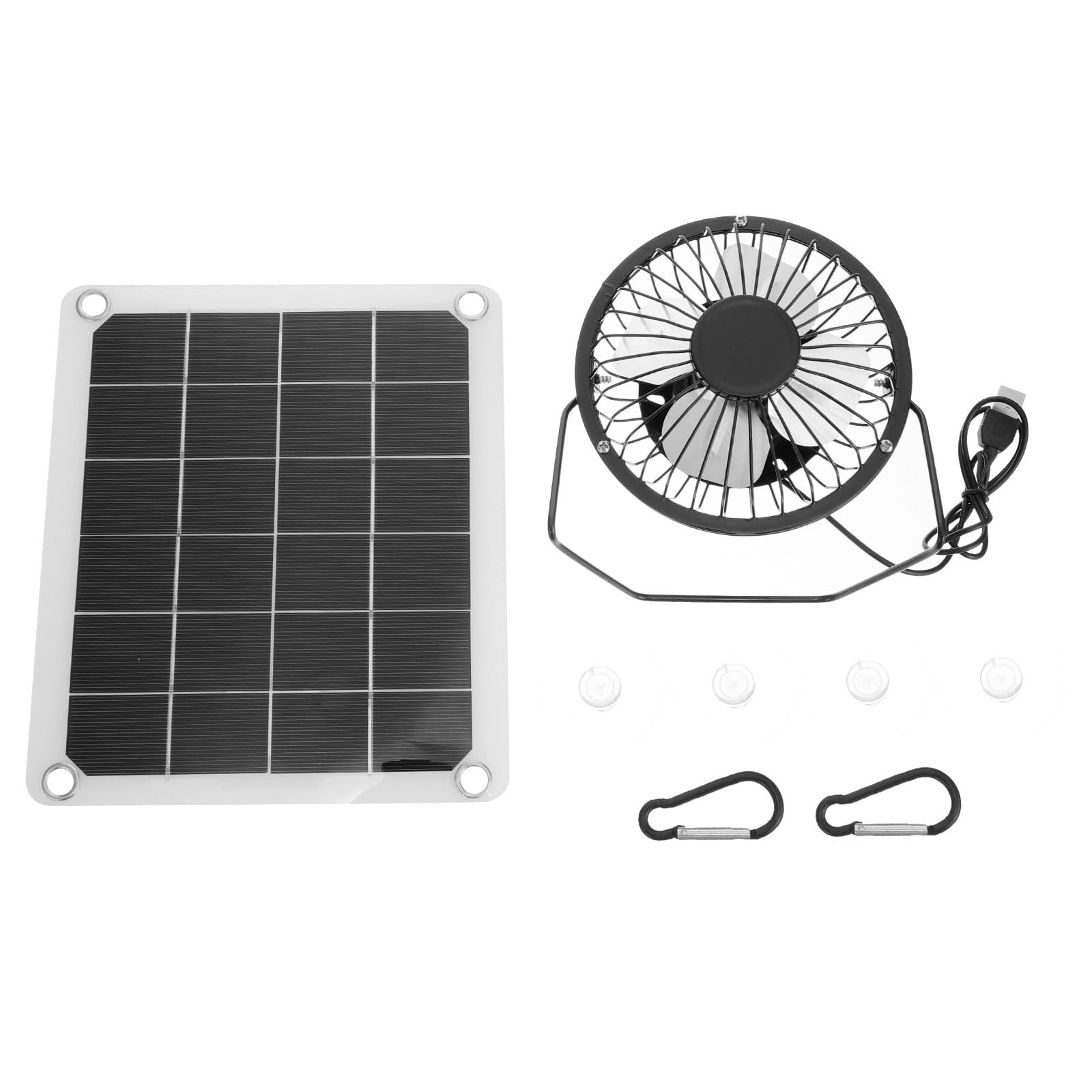 Ventilador solar para ático de 10w con panel monocristalino para ventilación de hogar