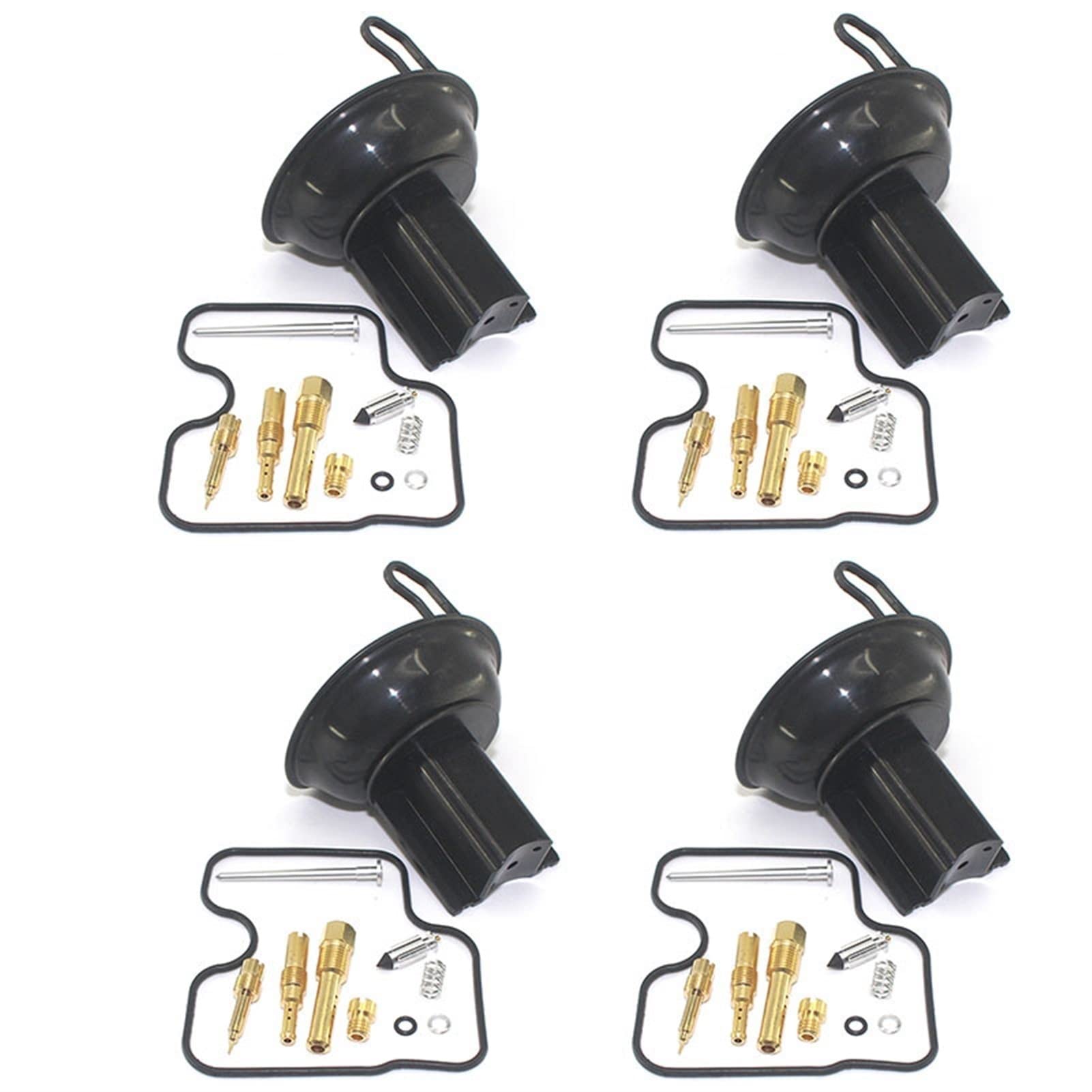 Kit di riparazione per carburatore motore moto, 4 pezzi, con membrana a vuoto, componente di ricambio per CB400 CB 400