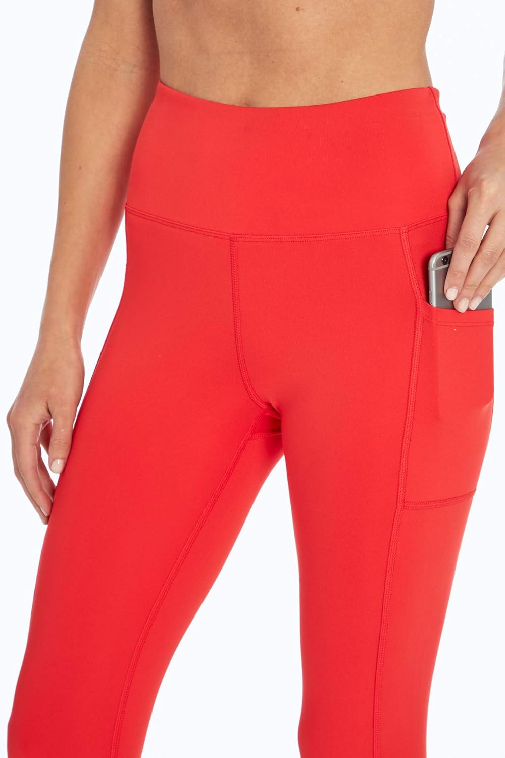 Bally Total Fitness High Rise Pocket Mid-Calf Legging : Clothing, Shoes & Jewelry
