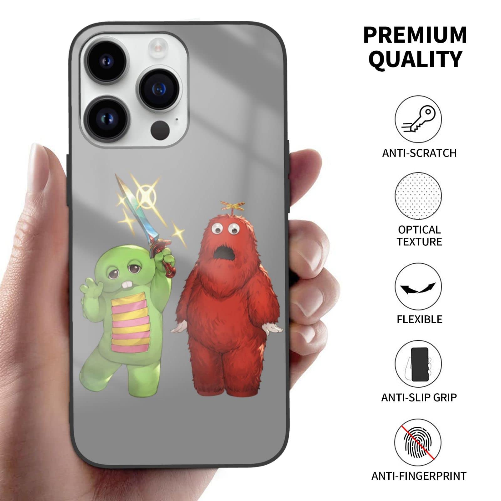 ガチャピンケース Amazon.co.jp: 対応 Iphone 14 ケース ガチャピン (1)背面