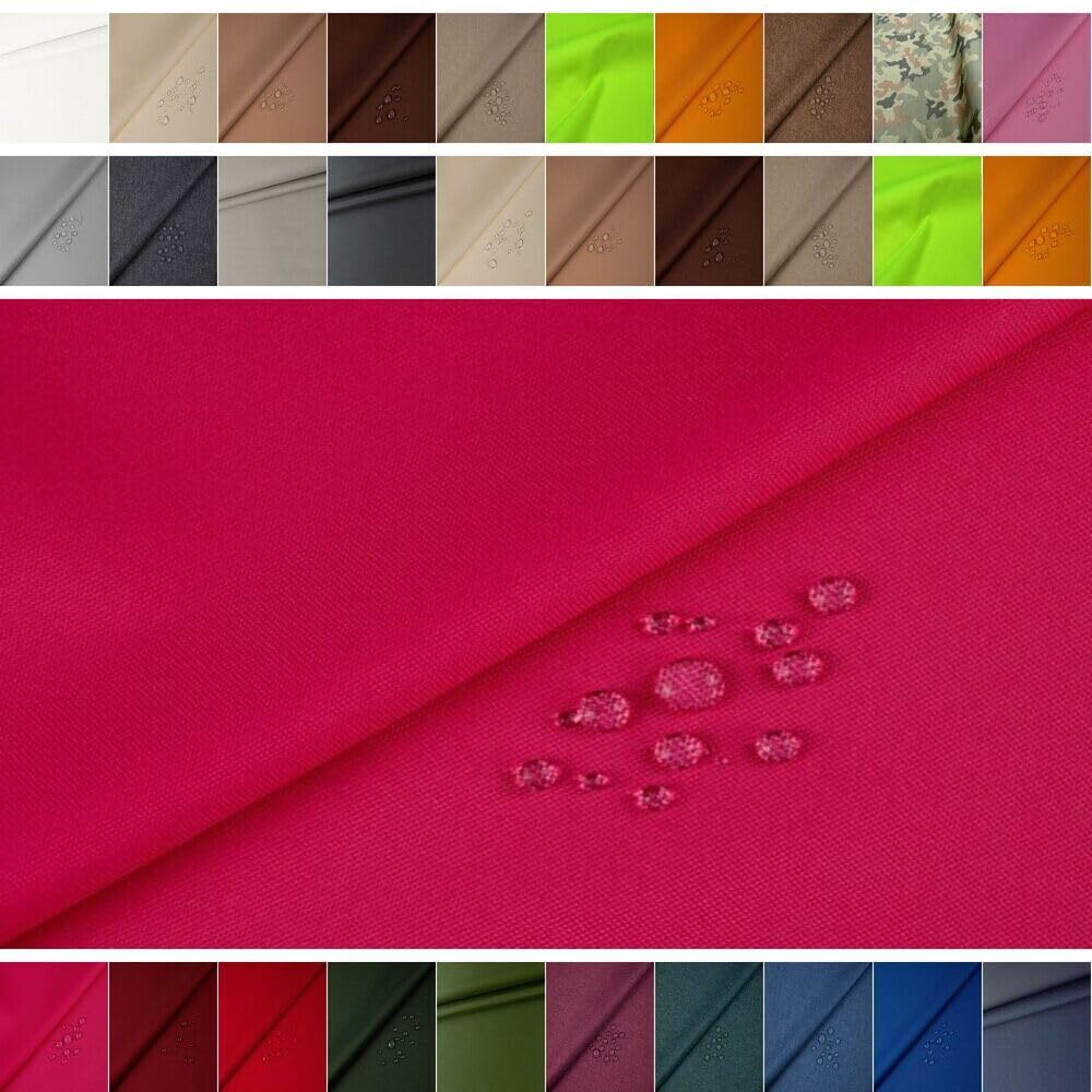 Fabrics-City fucsia tessuto in nylon impermeabile CORDURA leggero extra 200g/m² per outdoor, borse, abbigliamento, attrezzature, attività professionali, dilettanti, resistenti, durevoli, 5601