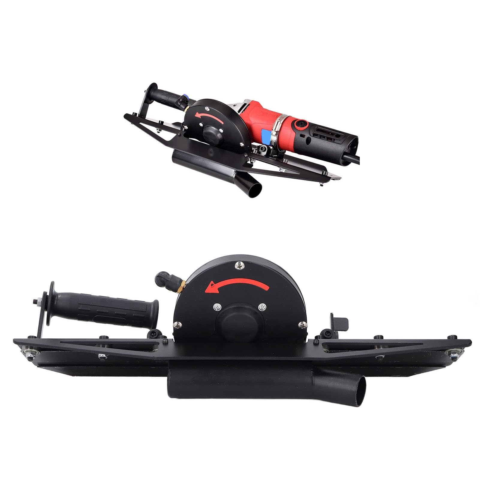 Nutriess Tile Chamfering Machine 45 Degree Angle Grinder Cutting Tool Cold Rolled Steel for Ceramic Tile Aluminum