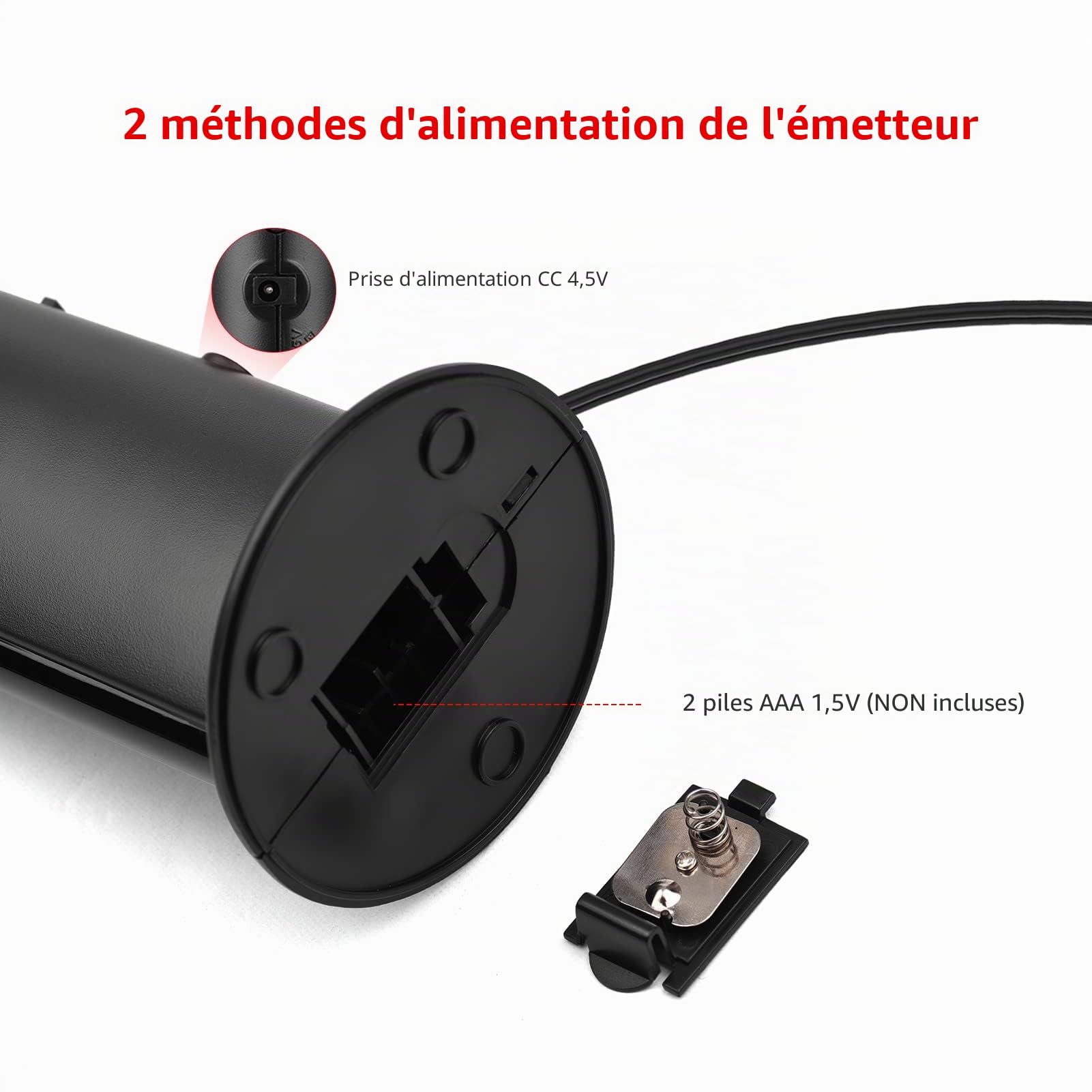 Casque Sans Fil 5-en-1 Multifonctionnel - Hi-Fi Émetteur et Récepteur Radio FM, Ordinateur, Moniteur TV - Casque Filaire Avec Microphone