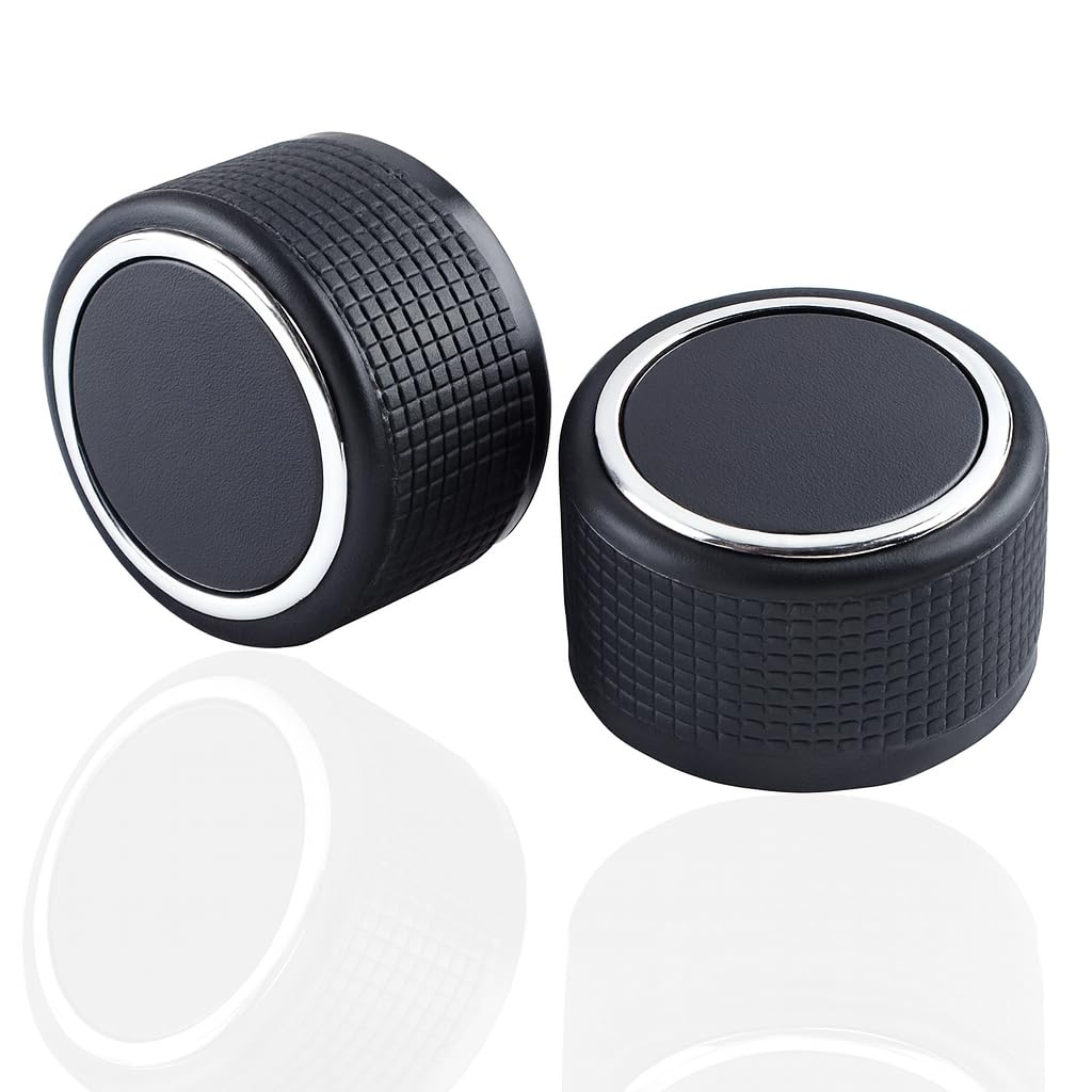 Gekufa Rear Radio Knobs Compatible with 2007-2013 Chevy Tahoe Chevrolet Silverado GMC Acadia Sierra Escalade Buick Enclave Yukon Cadillac-Radio Audio Volume Control Knob Replacements GM 22912547